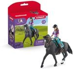 Schleich Horse Club | Lisa & Storm 42541 | bewegliche M&auml;dchenfigur mit Pferd,