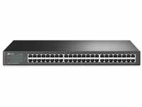 TP-Link 48-Port 10/100Mbps Unmanaged Ethernet Switch, 19-inch Rack-Mount, Steel...