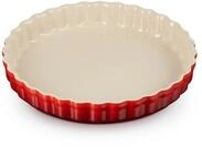LE CREUSET Tarteform aus Steinzeug, 28 cm, 2.1 Liter, Kirschrot, 71120280600001