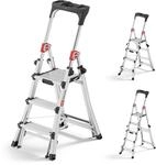 Hailo Master TL100 Topline 3-in-1 Alu Teleskopleiter - Flexible Arbeitsh&ouml;he 3-5