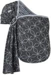 Hoppediz Ring-Sling Babytragetuch ab Geburt, Tragetuch mit Ringen, H&uuml;fttrage, kbA