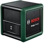 Bosch Kreuzlinienlaser Quigo Green mit Universalklemme MM 2 (gr&uuml;ner Laser f&uuml;r