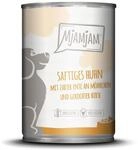 MjAMjAM - Premium Nassfutter f&uuml;r Hunde - saftiges Huhn mit zarter Ente an M&ouml;hrchen