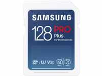 Samsung PRO Plus SD-Karte, 128 GB, UHS-I U3, Full HD & 4K UHD, 160 MB/s Lesen,...
