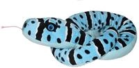 Wild Republic 89091 - Schlangesss, Pl&uuml;sch Felsen-Klapperschlange, 137 cm, blau, 54"