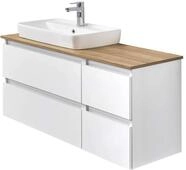 Pelipal Waschtischunterschrank Quickset 360 mit Waschbecken in Wei&szlig; Glanz, 113 cm