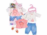Baby Annabell Little Spieloutfit mit Shirt, Hose, Jacke und Schuhen für 36 cm