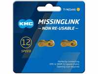 KMC Unisex – Erwachsene 12NR Ti-N Kettenverschlussglied 1/2" x11/128 für...