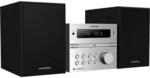 GRUNDIG CMS 4200 BT DAB+, Micro HiFi System, Silber-Schwarz, GHF1070