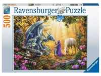 Ravensburger Puzzle 16580 - Drachenflüsterer - 500 Teile Puzzle für...