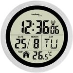 Technoline WT 3005 Funk-Baduhr mit DCF77 Funkuhr | Temperaturanzeige | Datum &