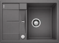 BLANCO METRA 45 S Compact | Granitsp&uuml;le aus SILGRANIT felsgrau | Einbauart: Einbau