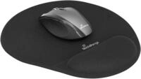 MediaRange Ergonomische Mausunterlage mit Handgelenkauflage, schwarz, 30 x 245...