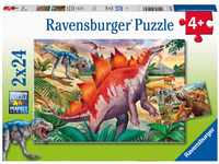 Ravensburger Kinderpuzzle - 05179 Wilde Urzeittiere - Puzzle für Kinder ab 4...