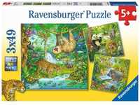 Ravensburger Kinderpuzzle - 05180 Im Urwald - Puzzle für Kinder ab 5 Jahren,...