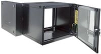 Intellinet 19" Wandverteiler 9HE 46x54x60 Schwenkrahmen Flatpack schwarz 713849