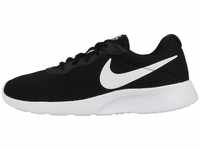 Nike Damen Tanjun Sneakers, Black White-Barely Volt-Black, 40.5 EU