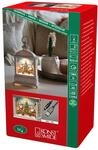 Konstsmide LED Wasserlaterne, wei&szlig;, Weihnachtsmarkt, mit an/aus Schalter, 5h...
