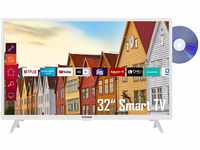 Telefunken XF32K559D-W 32 Zoll Fernseher / Smart TV (Full HD, HDR, Triple-Tuner,