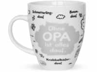 Sheepworld Tasse Ohne Opa ist alles doof | Porzellan, 45 cl | Tasse für Kaffee...