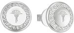 JOOP! Ohrstecker 925 Sterling Silber Damen Ohrschmuck, mit Zirkonia synth., 1 cm,