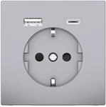 Schneider Electric Merten Schuko-USB-Steckdose, USB-Typ A+C, 2-polig+E, 16A,