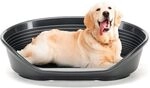 Ferplast Hundebett Kunststoff-Hundebett Extra Large Hundeliege waschbar...