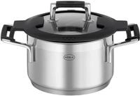 R&Ouml;SLE SILENCE PRO Kochtopf, Hochwertiger Universaltopf aus Edelstahl 18/10, 16 cm,
