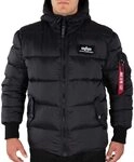 ALPHA INDUSTRIES Herren Alpha Industries Hooded Puffer Alpha Fd Winterjacke f&uuml;r