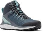 Columbia Damen Trekking und Wanderstiefel, Grau Graphite X Dusty Green, 41 EU