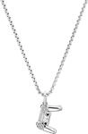 s.Oliver Kette mit Anh&auml;nger Edelstahl Herren Halsschmuck, 50 cm, Silber, Kreuz,