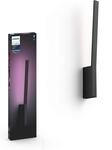 Philips Hue White & Col. Amb. LED Wandleuchte Liane, schwarz, dimmbar, 16 Mio.