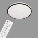 Briloner Leuchten - LED Deckenleuchte, Deckenlampe dimmbar, Sternendekor,