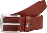 Tommy Hilfiger Herren G&uuml;rtel New Denton 3,5 cm Belt Lederg&uuml;rtel, Braun (Dark Tan),