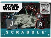 Mattel Games Scrabble Star Wars Edition Familienbrettspiel mit Galaxie-Karten &
