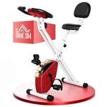 HOMCOM Heimtrainer Fahrradtrainer klappbar Magnetisch Hometrainer Fahrrad mit...