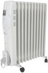 Perel 2500W &Ouml;lradiator mit 11 Rippen, 3 Heizstufen, LCD-Display, Timer,