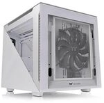 Thermaltake Divider 200 TG Snow | Micro-ATX-PC-Geh&auml;use | 3 x geh&auml;rtetes 3mm