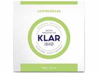 Klar Seifen Badeseife Lemongrass 150g, Cosmos zertifiziert, palmölfrei,...