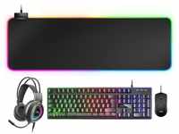 Mars Gaming MCPEXFR, Combo H-Mech Tastatur, Maus, RGB Headset & RGB XXL...