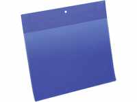 Durable Kennzeichnungstasche plus (A4 quer) Packung à 10 Stück, blau, 174807