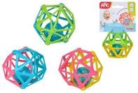 Simba ABC Rassel Greifling &ndash; Weicher Stoffball, mit Rassel, sensorischem Stoffmix &