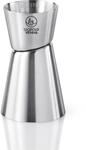 LEOPOLD Medidor Bar INOX. Mate 20/40 ml, Silberfarben