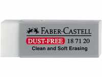 Faber-Castell 187120 - Radiergummi Dust-Free, Kunststoff, weiß, für...