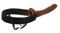 Pipedream Fetish Fantasy Series 10" Chocolate Dream Hollow-Strap-On, Brown & Black,