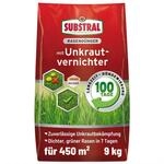 SUBSTRAL Rasend&uuml;nger mit Unkrautvernichter, 9kg f&uuml;r 450qm - 2in1: