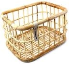 Basil Green Life Rattan Fahrradkorb - 30L - Handgeflochten - Braun