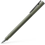 Faber-Castell 146150 - F&uuml;ller Neo Slim Aluminium, Federbreite M, olivgr&uuml;n