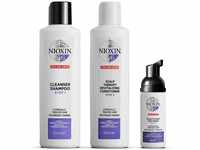 NIOXIN System 6 Starter-Set – Shampoo, Haarspülung und Kopfhaut Serum für