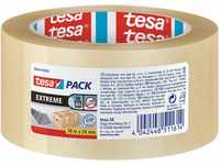 tesapack Solid & Strong - leise abrollbares Paketband / Packband zum sicheren